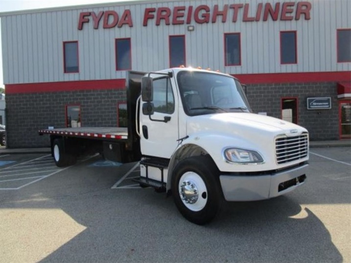 2018 FREIGHTLINER BUSINESS CLASS M2 106 FLATBED TRUCK #1216321
